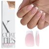BTArtboxnails French Gel Nail Tips - French Tip Press on Nails Pink Short Coffin XCOATTIPS for Nail Extensions view 1