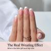 BTArtboxnails French Gel Nail Tips - French Tip Press on Nails Pink Short Coffin XCOATTIPS for Nail Extensions view 3