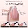 BTArtboxnails French Gel Nail Tips - French Tip Press on Nails Pink Short Coffin XCOATTIPS for Nail Extensions view 4