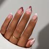 BTArtboxnails French Gel Nail Tips - French Tip Press on Nails Pink Short Almond XCOATTIPS for Nail Extensions view 4