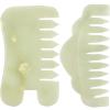 MAGICLULU 2pcs Natural Jade Scalp Massager Comb Massage Combs for Head Relief Improve Circulation Portable Jade Hair Combs for Relaxation and Tension Relief view 1