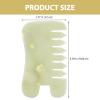 MAGICLULU 2pcs Natural Jade Scalp Massager Comb Massage Combs for Head Relief Improve Circulation Portable Jade Hair Combs for Relaxation and Tension Relief view 2