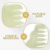 MAGICLULU 2pcs Natural Jade Scalp Massager Comb Massage Combs for Head Relief Improve Circulation Portable Jade Hair Combs for Relaxation and Tension Relief view 4