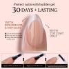 BTArtboxnails Soft Gel Nail Tips - Extra Short Square French Tip Press on Nails XCOATTIPS French Acrylic Nail Tips Kit Fake Nails Glue on Nails Extension Tips for Professional Use view 4