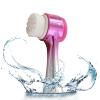 2 in 1 Facial Cleansing Brush Silicone Manual Cleansing Brush,Deep Cleansing Skin Keratin Cleaning System Super Soft Massage Pores Suitable for All Types of Skin view 1