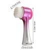 2 in 1 Facial Cleansing Brush Silicone Manual Cleansing Brush,Deep Cleansing Skin Keratin Cleaning System Super Soft Massage Pores Suitable for All Types of Skin view 2