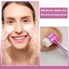 2 in 1 Facial Cleansing Brush Silicone Manual Cleansing Brush,Deep Cleansing Skin Keratin Cleaning System Super Soft Massage Pores Suitable for All Types of Skin view 4