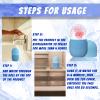 Joyeee Ice Face Roller, Reusable Silicone Mold Face Massage Eye Facial Beauty Skin Care Tools Apply Ice for Shrink Pores Anti Wrinkle Reduce Puffiness Improve Skin Elasticity, Striped view 3