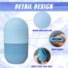 Joyeee Ice Face Roller, Reusable Silicone Mold Face Massage Eye Facial Beauty Skin Care Tools Apply Ice for Shrink Pores Anti Wrinkle Reduce Puffiness Improve Skin Elasticity, Striped view 4