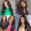 13 * 6 Body Wave Lace Front Wigs Human Hair for Black Women 20 Inch Brazilian Body Wave Human Hair Wigs Human Hair Pre Plucked with Baby Hair Nature Color view 4