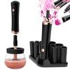 Senbowe Upgraded Makeup Brush Cleaner and Dryer Machine, Electric Cosmetic Automatic Brush Spinner with 8 Size Rubber Collars, Wash and Dry in Seconds, Deep Cosmetic Brush Spinner for All Size Brushes view 1