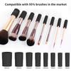 Senbowe Upgraded Makeup Brush Cleaner and Dryer Machine, Electric Cosmetic Automatic Brush Spinner with 8 Size Rubber Collars, Wash and Dry in Seconds, Deep Cosmetic Brush Spinner for All Size Brushes view 4