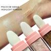 Kayswang Body Glitter Powder Stick Face highlights Shimmer Face and Body Highlighter Powder with Sponge Head, Magic Colour Shiner Powder for Face Body, Arms, Collarbones and Leg (02#Pink) view 4