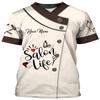 Personalized Hair Stylist 3D Shirt, Hair Stylist Tee, Fashion Custom Hair Uniform Hairdresser Shirt, Salon Gift, Custom Name, Gift for Birthday, 8 view 1