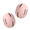 FERYES 2 PCS Makeup Sponge Holder  Shatterproof Eco-Friendly Silicone Beauty Make Up Blender Case for Travel - Pink view 1