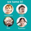 T is for Tame  Kids Hair Taming Cream & Spray Bundle for Frizz, Flyaways, Static & More, All-Natural for Toddlers & Kids, Flexible Tear Free Brush Included view 2