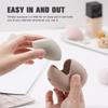 FERYES 2 PCS Makeup Sponge Holder  Shatterproof Eco-Friendly Silicone Beauty Make Up Blender Case for Travel view 2