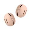 FERYES 2 PCS Makeup Sponge Holder  Shatterproof Eco-Friendly Silicone Beauty Make Up Blender Case for Travel - Khaki view 1