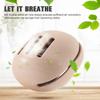 FERYES 2 PCS Makeup Sponge Holder  Shatterproof Eco-Friendly Silicone Beauty Make Up Blender Case for Travel - Khaki view 4