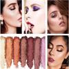 Gold Glitter Eyeshadow Set, 6 Shimmer Colors - Highly Pigmented, Long Lasting, Waterproof & Sweatproof - Professional Nude Palette for Women - Warm, Natural, Neutral & Smokey Eye Shades (#06) view 3