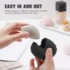 FERYES Makeup Sponge Holder with Makeup Sponge Eco-Friendly Silicone Beauty Make Up Blender Case and Dry & Wet Use Foundation Sponge for Travel view 2