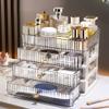 MIUOPUR Makeup Organizer with 3 Large Drawers, Countertop Organizer for Cosmetics, Ideal for Bathroom and Bedroom Vanity Countertops, Desk Storage Holder for Lipstick, Brushes and Nail Polish view 2