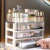 MIUOPUR Makeup Organizer with 3 Large Drawers, Countertop Organizer for Cosmetics, Ideal for Bathroom and Bedroom Vanity Countertops, Desk Storage Holder for Lipstick, Brushes and Nail Polish view 4