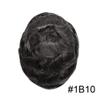 Healthlif Mens Toupee Thin Skin 0.06mm Toupee For Men V-loop Men Hair Piece Remy Virgin Human Hair Replacement System Men's Hairpiece Toupee 8x10#1B10#1B OFF Black+10% Grey 90% Density view 2