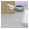 Women's Crystal Hair Clasp Flower Shape Step Shaking Hanfu Hair Stick with Tassel Headdress Classic Hairpin (Color : 5) view 2
