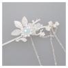 Women's Crystal Hair Clasp Flower Shape Step Shaking Hanfu Hair Stick with Tassel Headdress Classic Hairpin (Color : 5) view 3