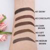evpct Dark Brown Eyebrow Powder Pomade Gel Shaper Makeup Kit with Dual-ended Brush, Eyebrow Stencil Kit for Women Shaping, Eye Brow Pomade Stencil Shaper Tinting kits for Women Long Lasting Waterproof view 4