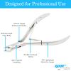 Cuticle Nipper Cuticle Cutter for Manicure and Pedicure - Cuticle Remover Tool Blade to Trim Tough Cuticles, Dead Skin, and Hangnails view 4