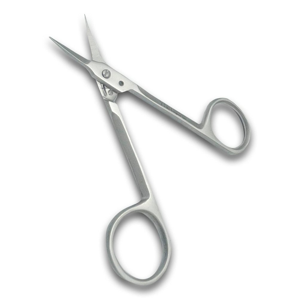 YNR Spring Scissors Finger Toe Nail Scissors Curved Nail Art Arrow Manicure Cuticle Nail