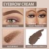 evpct Soft Brown Eyebrow Powder Pomade Gel Shaper Makeup Kit with Dual-ended Brush, Eyebrow Stencil Kit for Women Shaping, Eye Brow Pomade Stencil Shaper Tinting kits for Women Long Lasting Waterproof view 3