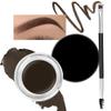 evpct Ebony Eyebrow Powder Pomade Gel Shaper Makeup Kit with Dual-ended Brush, Eyebrow Stencils Kit for Women Shaping, Eye Brow Pomade Stencil Shaper Tinting kits for Women, Long Lasting Waterproof view 1