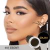 evpct Ebony Eyebrow Powder Pomade Gel Shaper Makeup Kit with Dual-ended Brush, Eyebrow Stencils Kit for Women Shaping, Eye Brow Pomade Stencil Shaper Tinting kits for Women, Long Lasting Waterproof view 2