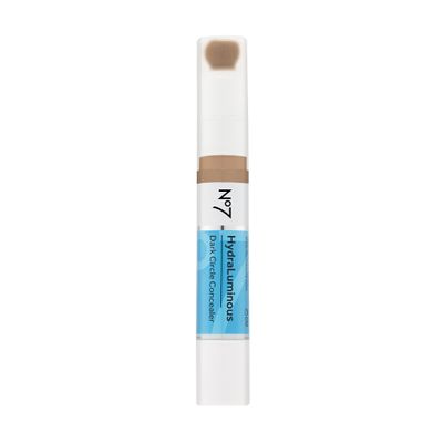 No7 Hydraluminous Concealer - Full-Coverage Under Eye Concealer for Dark Circles with Caffeine & Ceramides - Hydrating & Brightening Eye Makeup - Shade 8.5 (3.9ml)