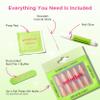 PaintLab Press-On Nails Manicure Kit, Nude 2, 24-Piece Set, Long-Lasting Fake Nails with Glue, File, Prep Pad & Cuticle Stick view 3
