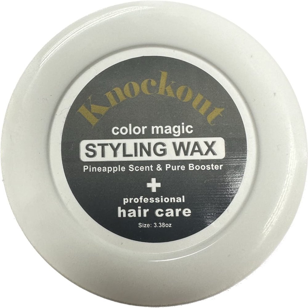 dye dyed Knockout Color Magic Hair Styling Wax (02 Silver)