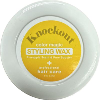 dye dyed Knockout Color Magic Hair Styling Wax (05 Gold)