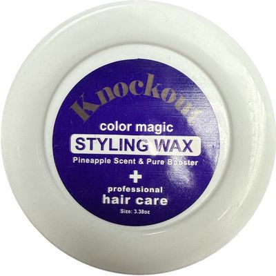 dye dyed Knockout Color Magic Hair Styling Wax (07 Purple)