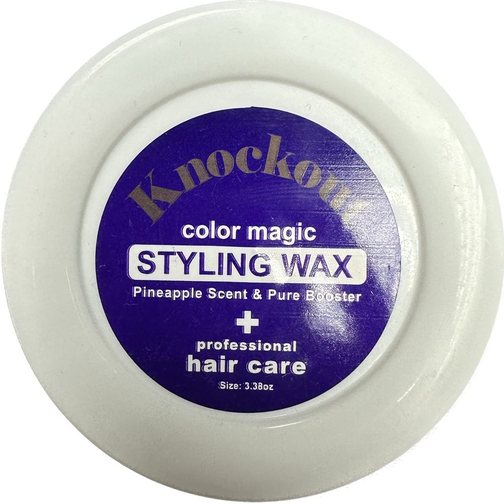 dye dyed Knockout Color Magic Hair Styling Wax (07 Purple)