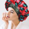 DONNA Large, Extra Large Adjustable Tie Satin Bonnet Sleep Cap 1pc Satin Headband Around Hairline & Nape Area Hair Accessories Night Cap Shower Caps, 1PC LEOPARD PATTERN view 2