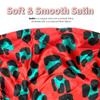DONNA Large, Extra Large Adjustable Tie Satin Bonnet Sleep Cap 1pc Satin Headband Around Hairline & Nape Area Hair Accessories Night Cap Shower Caps, 1PC LEOPARD PATTERN view 4