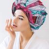 DONNA Large, Extra Large Adjustable Tie Satin Bonnet Sleep Cap 1pc Satin Headband Around Hairline & Nape Area Hair Accessories Night Cap Shower Caps, 1PC AZTEC PATTERN view 2