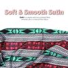 DONNA Large, Extra Large Adjustable Tie Satin Bonnet Sleep Cap 1pc Satin Headband Around Hairline & Nape Area Hair Accessories Night Cap Shower Caps, 1PC AZTEC PATTERN view 4
