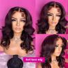 180% Density Lace Front Body Wave Bob Brazilian Hair Wig 13 x 4 (16") view 4