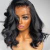 180% Density Lace Front Body Wave Bob Brazilian Hair Wig 13 x 4 (12") view 1