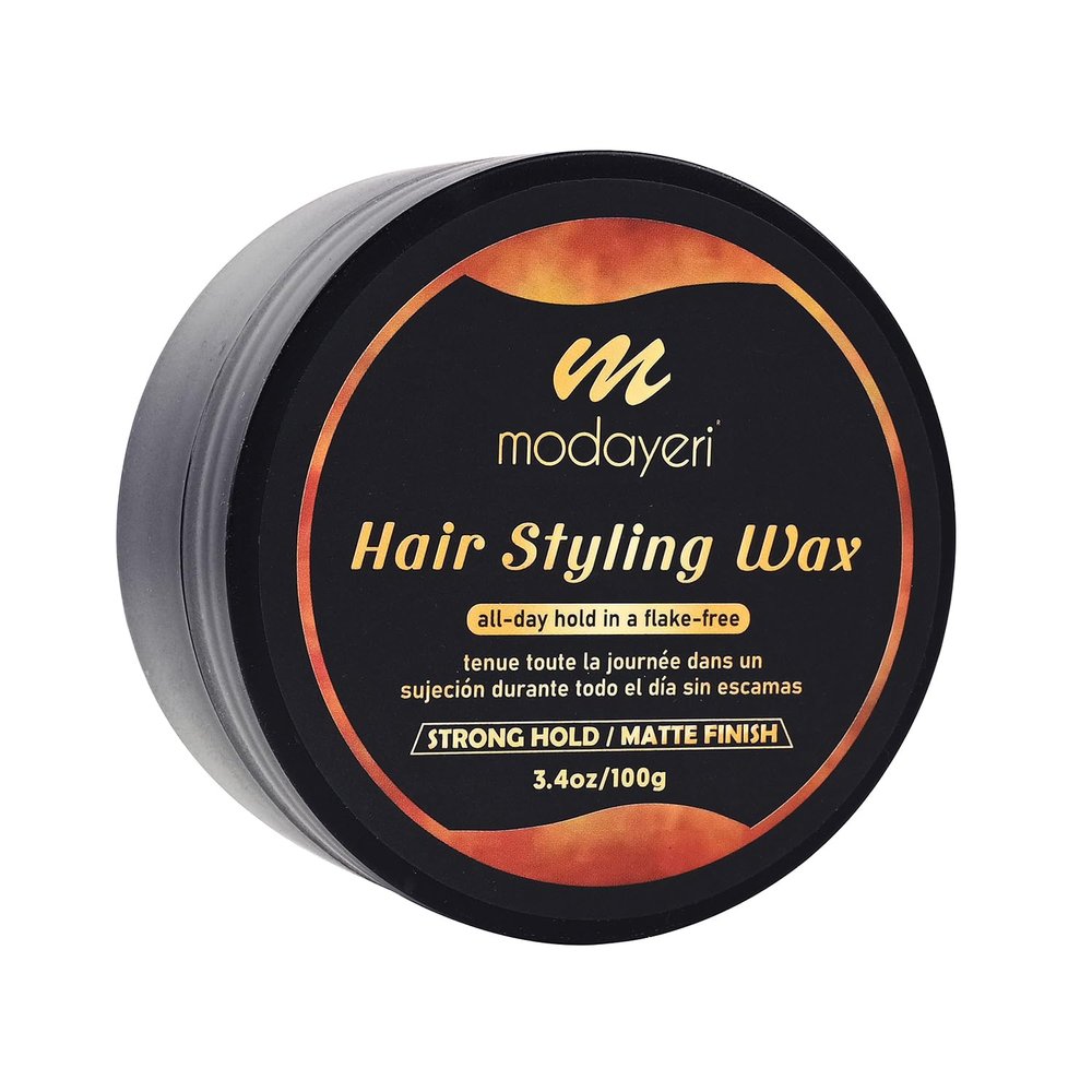 modayeri alverite yeni moda Hair Wax - Strong Hold Styling Pomade for Men and Women, Nourishing And Protecting, Matte Finish Molding 3.4 Oz