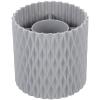 Beavorty 360degree Multi-functional Rotating Makeup Brush Holder Organizer for Cosmetics Pens and Items Space-saving Storage Pot for Vanity and Desk Grey view 1